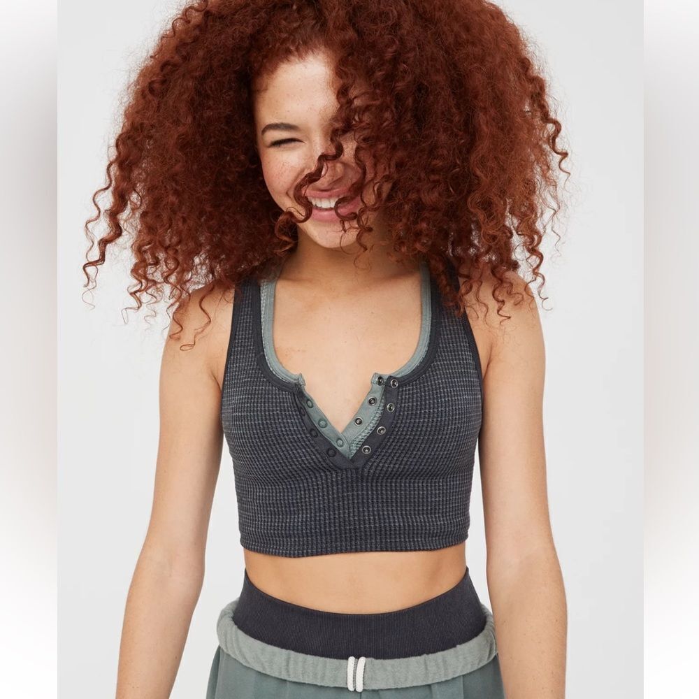 NWOT Aerie OFFLINE Waffle Bra Top